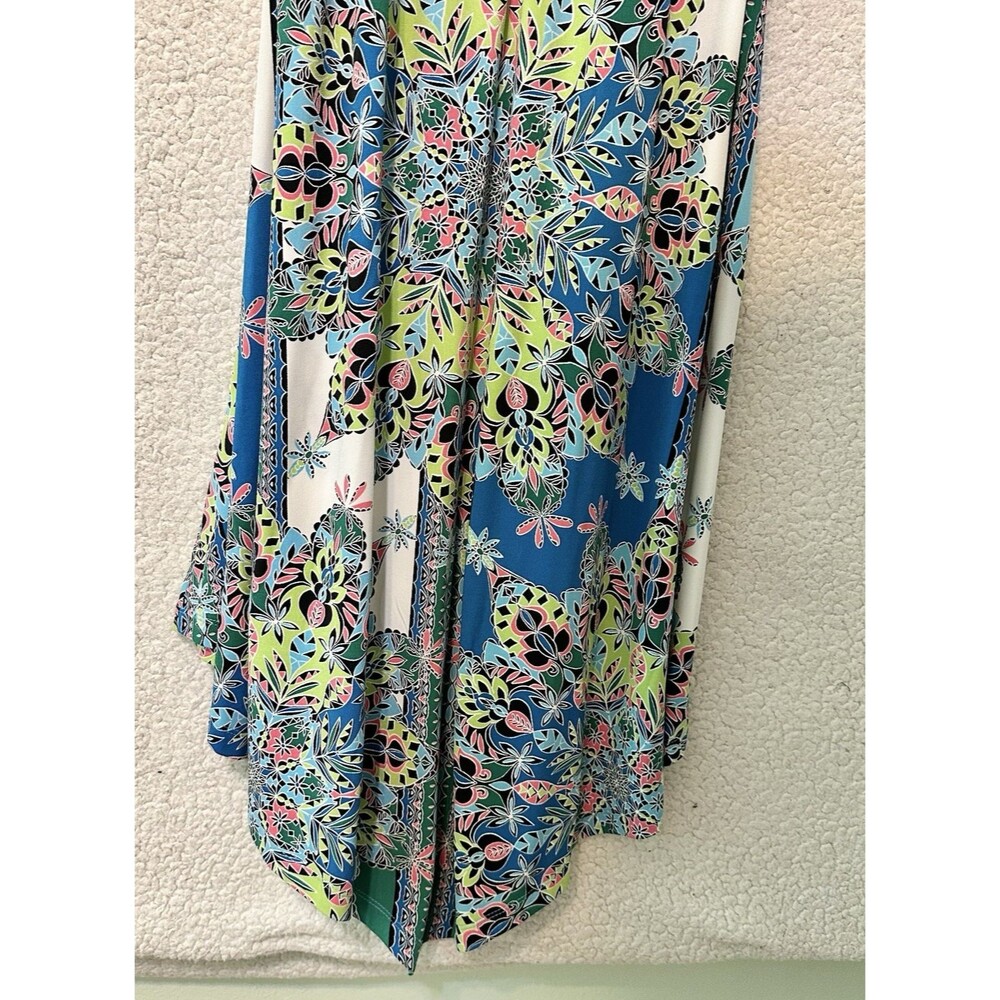 Dress Barn Womens Maxi Dress Size 14 Sleeveless Multicolor Pullover Multicolor - Picture 11 of 13